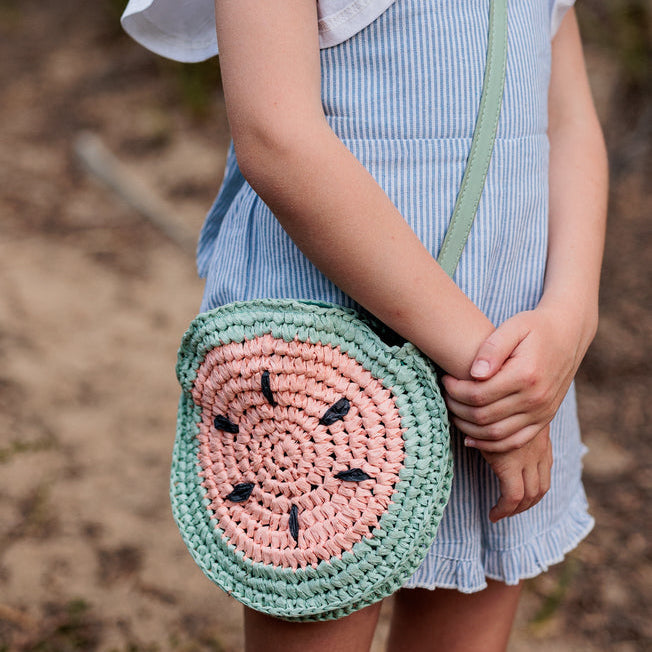 Watermelon Straw Bag