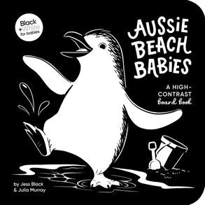 Aussie Beach Babies: A High-Contrast Board Book