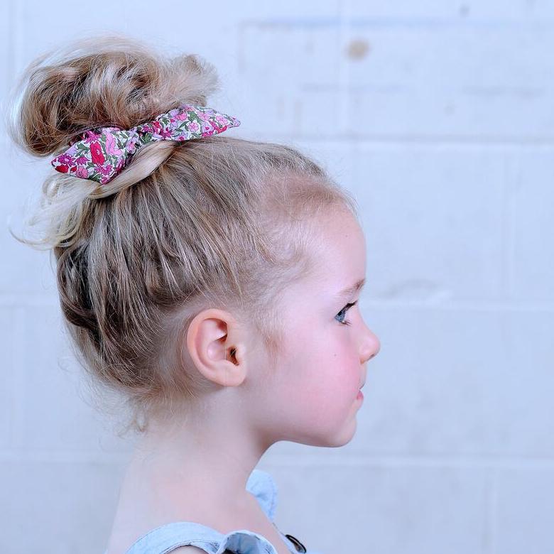 Liberty Poppy Forest Bow Scrunchie