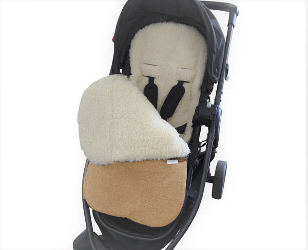 BabyDan Lambskin Stroller/Car Seat Liner 