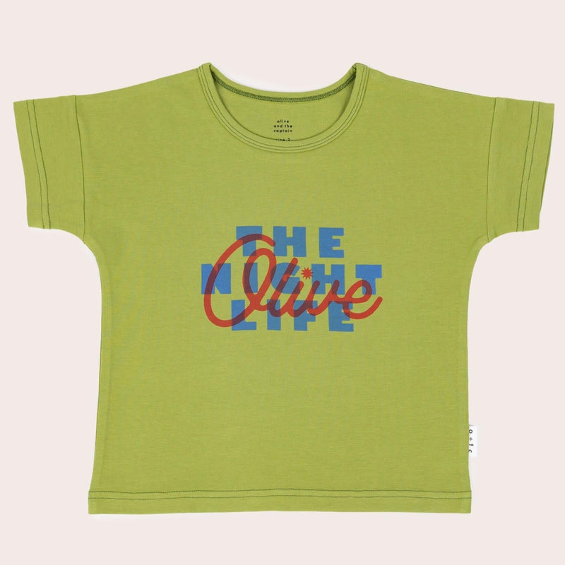 Olive the Nightlife Relaxed Fit Tee