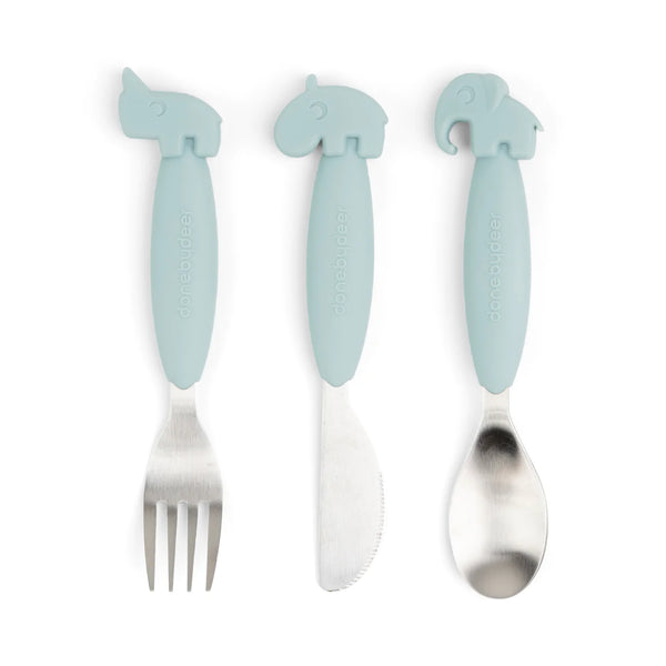 Easy-grip Cutlery, Blue