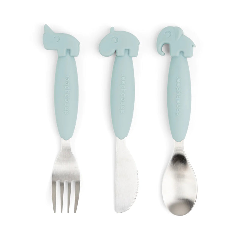 Easy-grip Cutlery, Blue