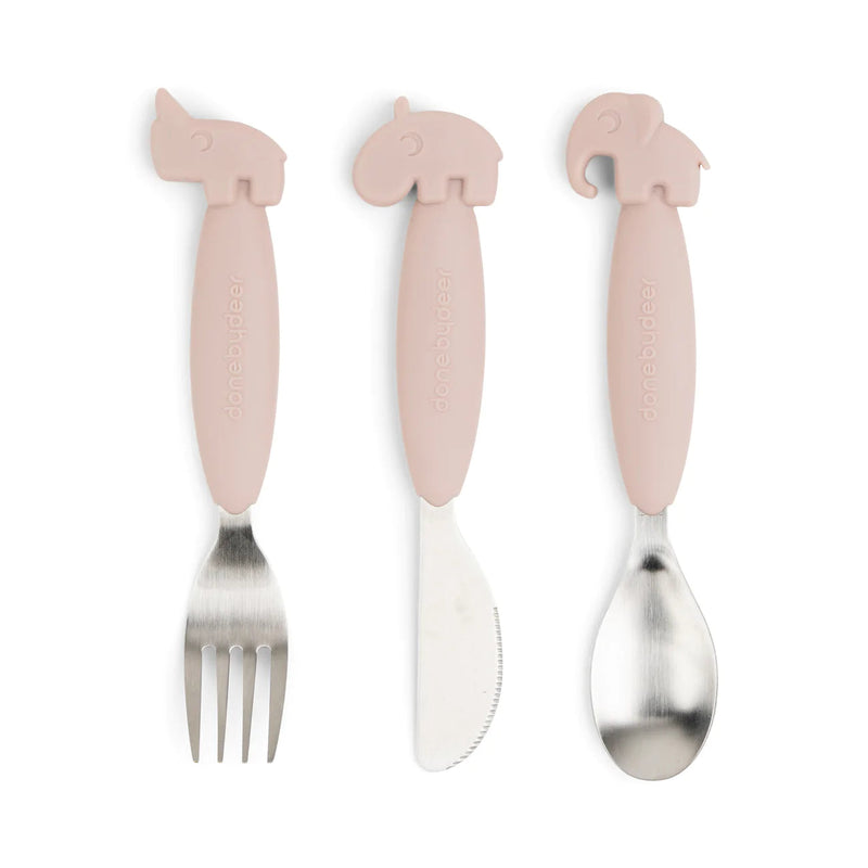 Easy-Grip Cutlery, Pink
