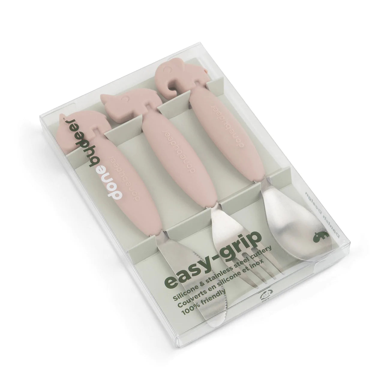 Easy-Grip Cutlery, Pink