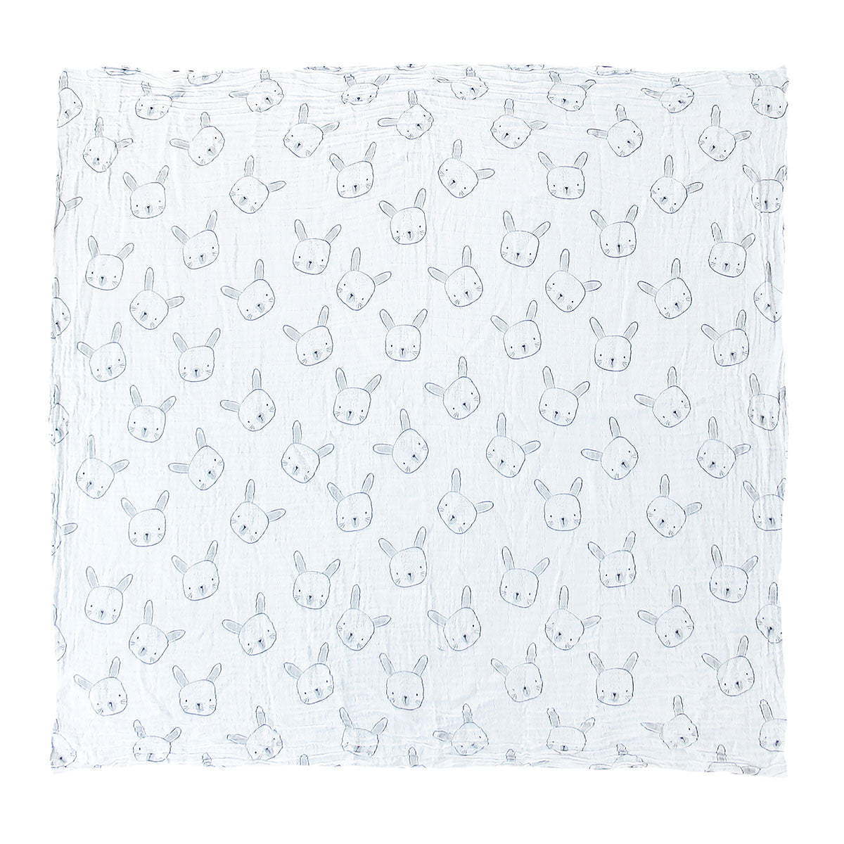 Grey Bunny Muslin Wrap