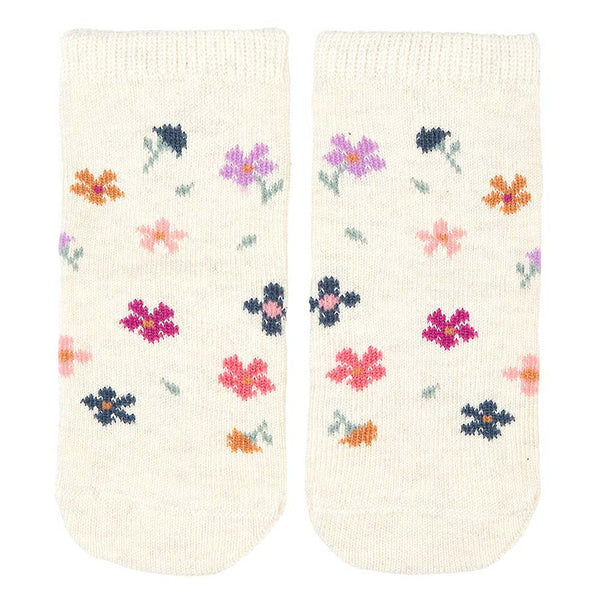 Organic Baby Ankle Socks, Wild Flowers