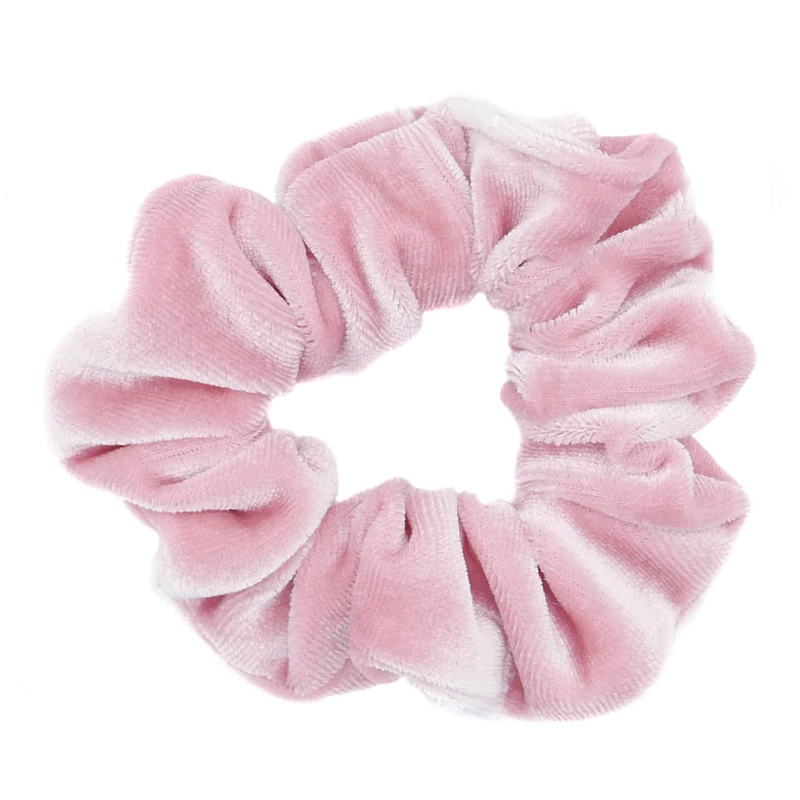 Velvet Scrunchie, Pink