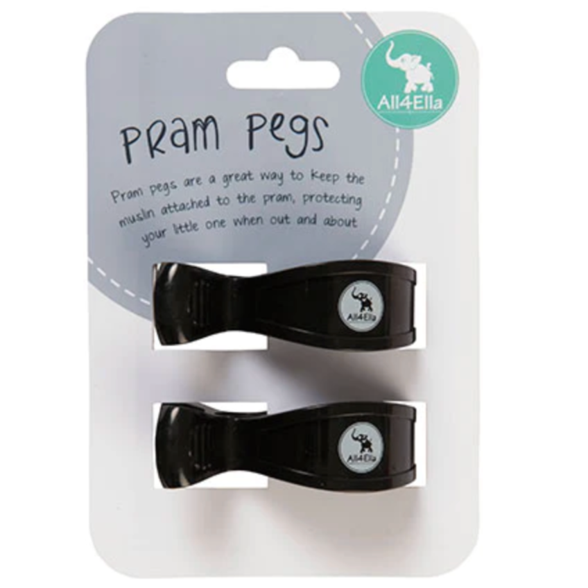 Pram Pegs, Black