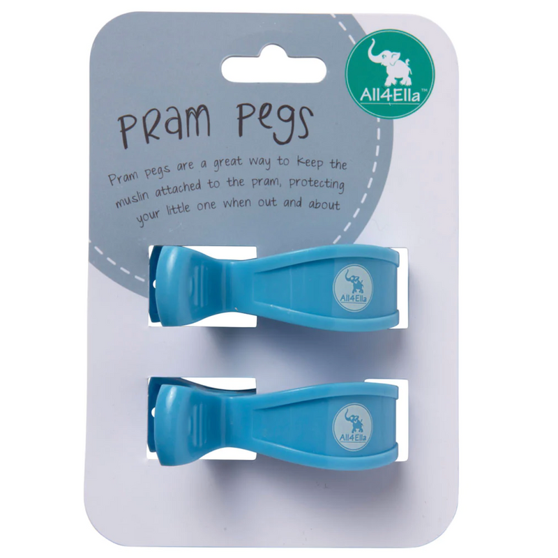 Pram Pegs, Blue