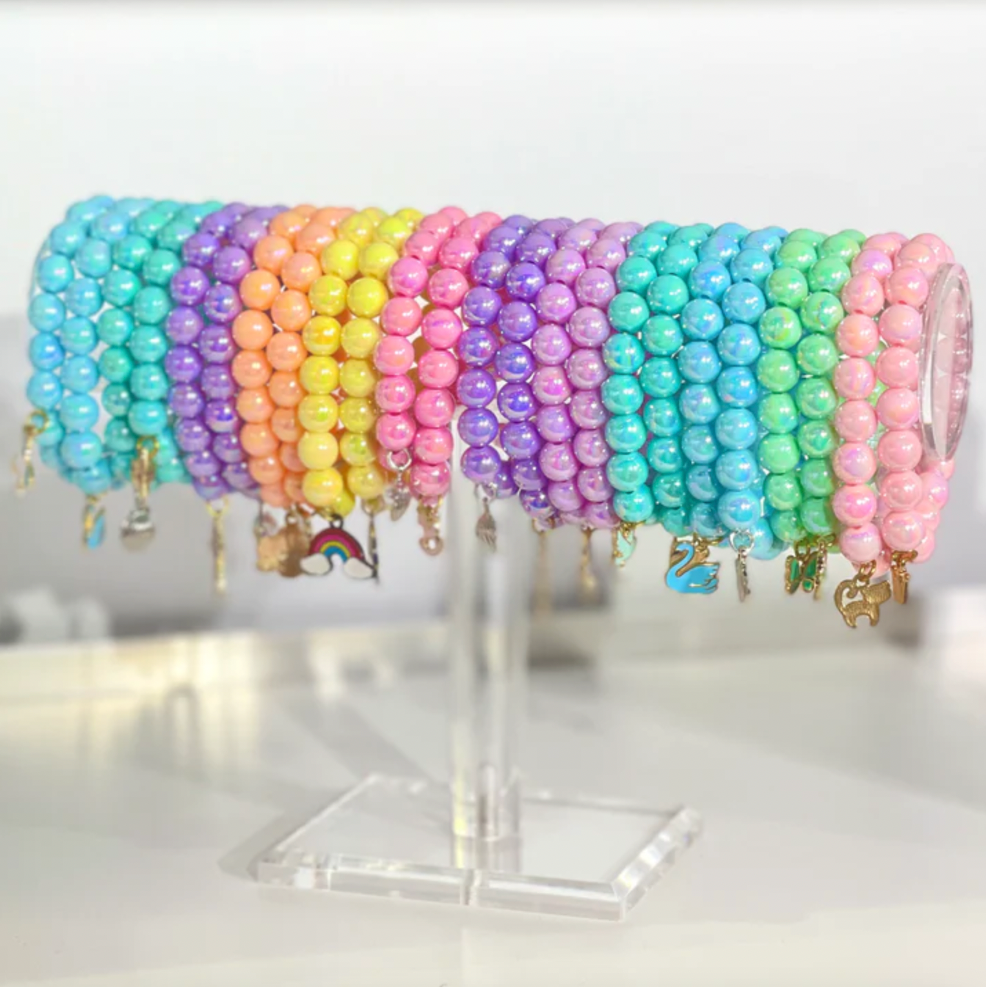 Pastel Beaded Bracelets