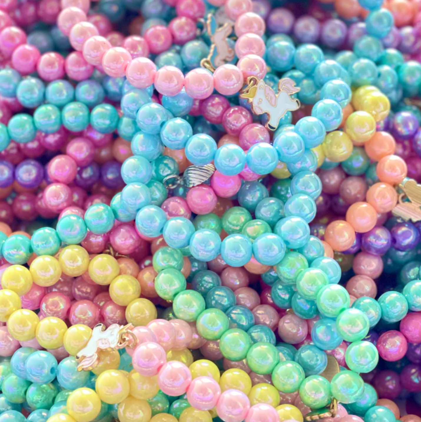 Pastel Beaded Bracelets