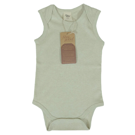 Sleeveless Bodysuit, Sage