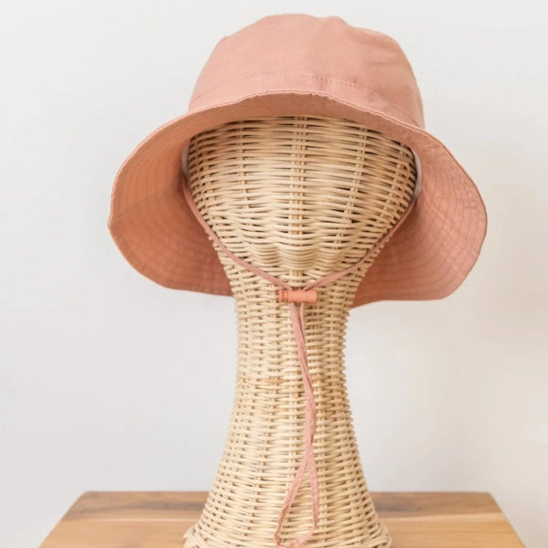 Cotton Sun Hat, Dusty Rose
