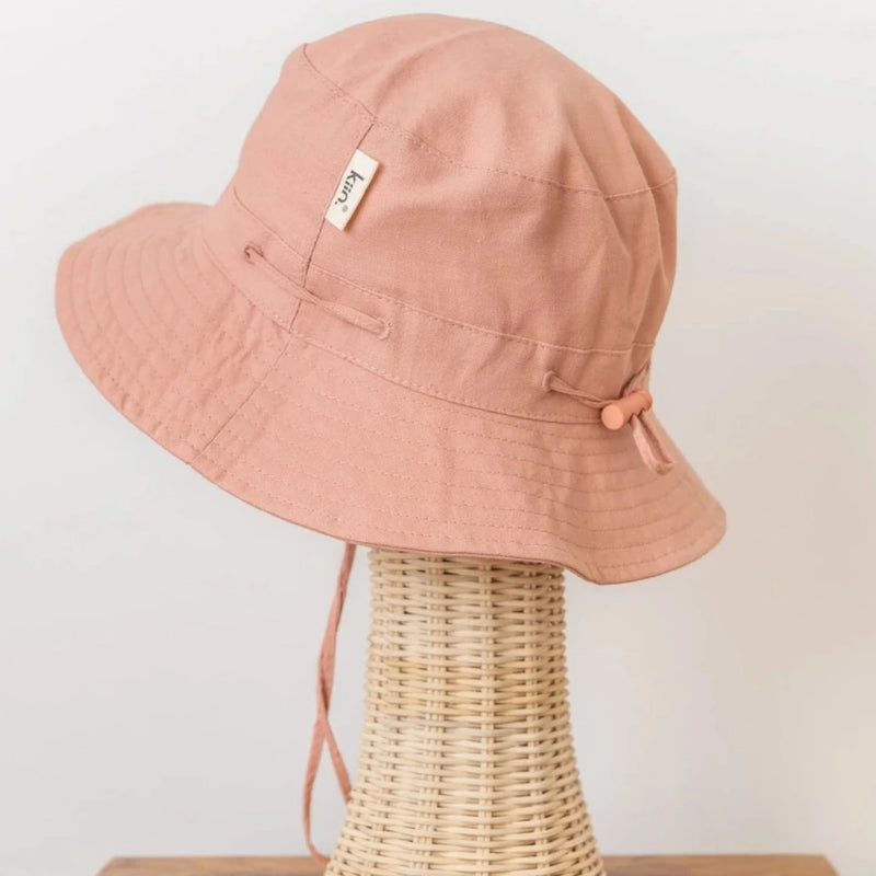Cotton Sun Hat, Dusty Rose