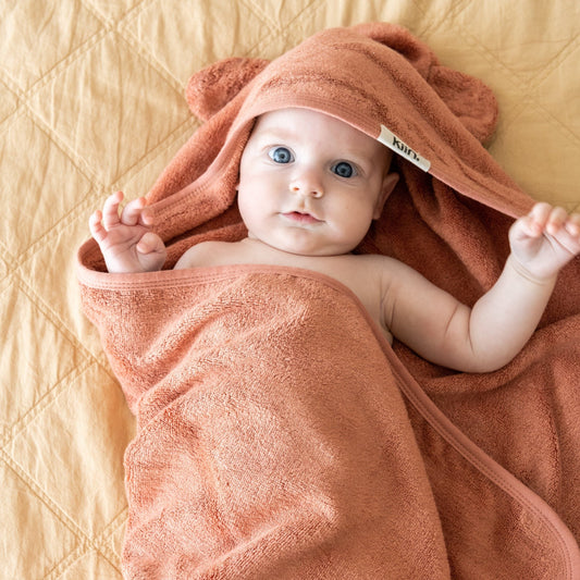 Hooded Towel, Blush