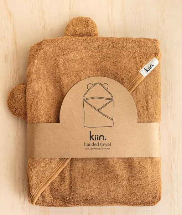 Hooded Towel, Caramel