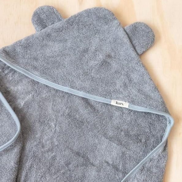 Hooded Towel, Dusty Blue