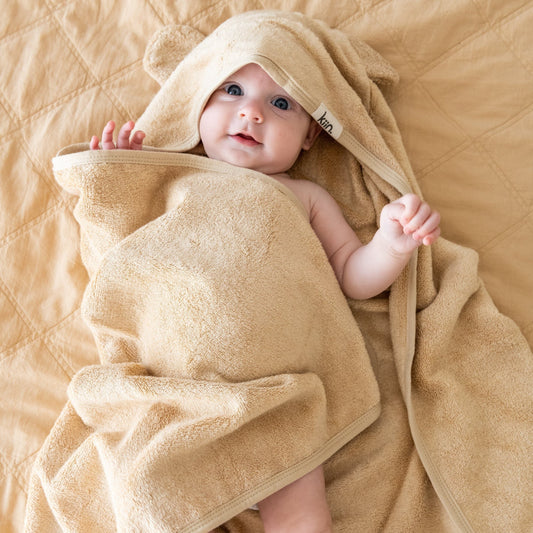 Hooded Towel, Oat