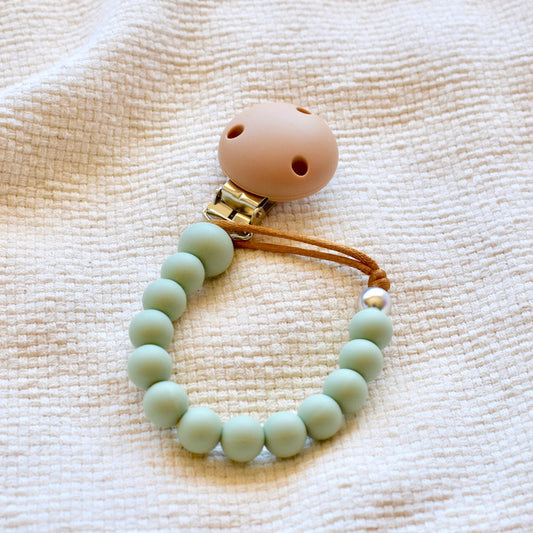 Silicone Dummy Clip, Sage
