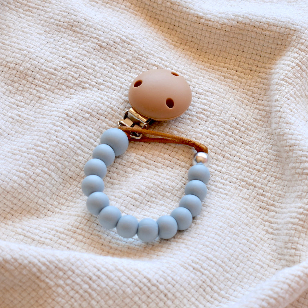 Silicone Dummy Clip, Blue