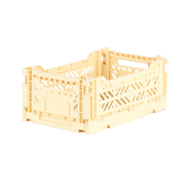 Stackable Folding Crates, Lemon