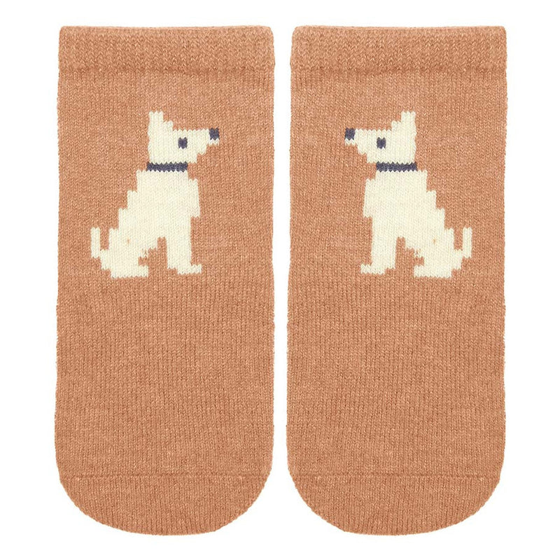 Organic Baby Ankle Socks, Puppy