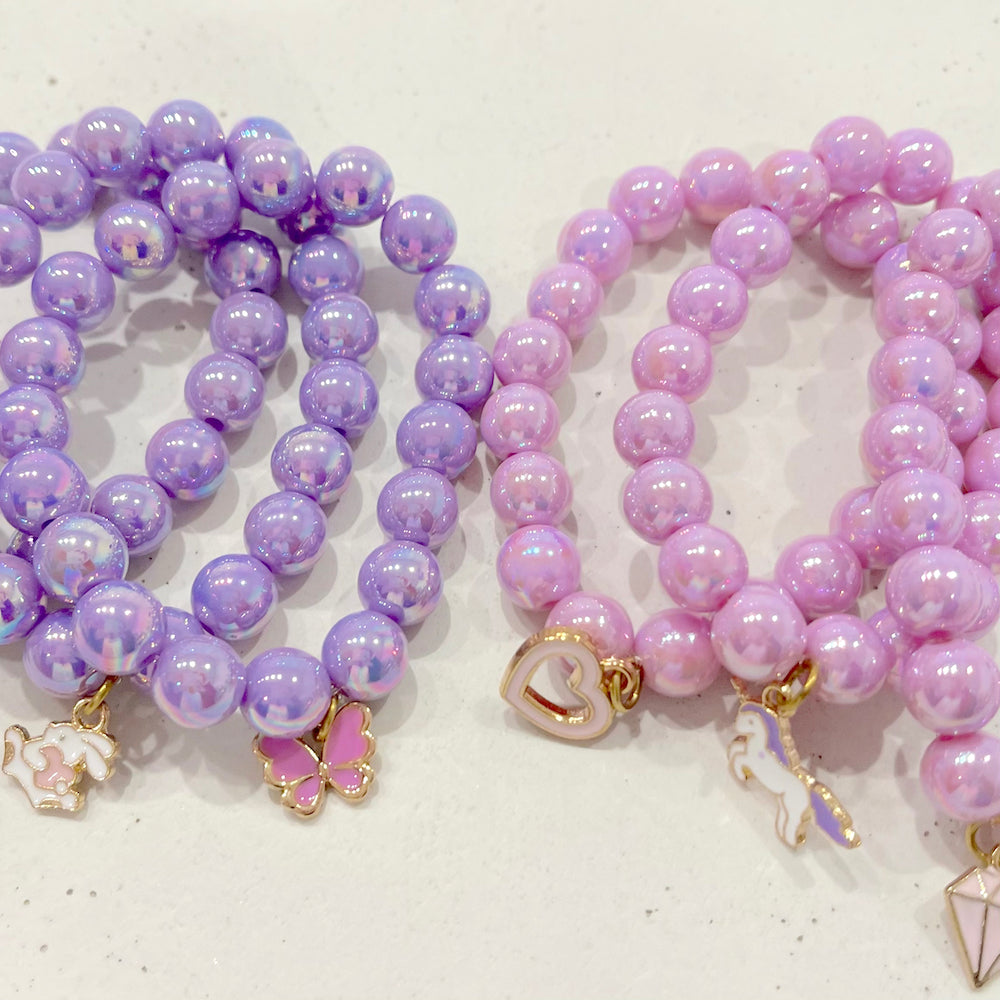 Pastel Beaded Bracelets